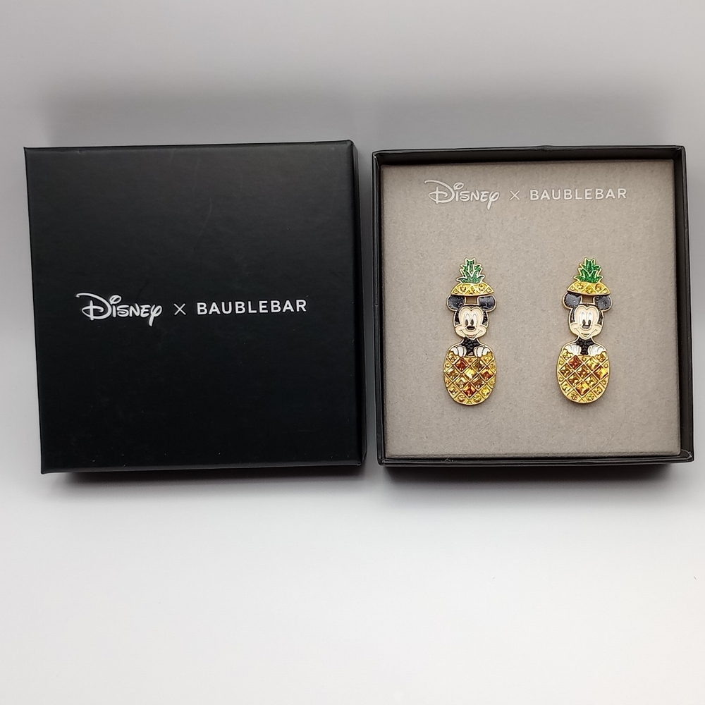 NWT   DISNEY X BAUBLEBAR   MICKEY MOUSE  EARRINGS